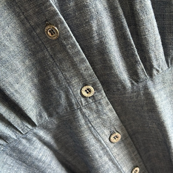 Emma James Chambray Dress. Size Medium - Picture 4 of 8
